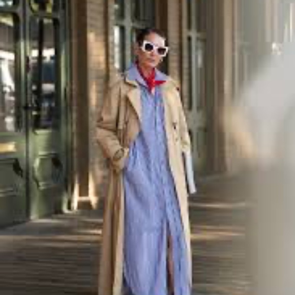 Mamene Phoebe Shirt Dress Navy Stripe - Picture 5 of 8